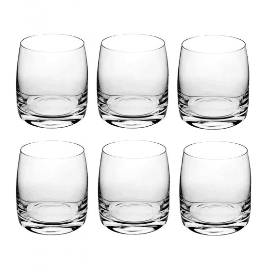 Jogo 6 Copos 290ml Whisky Pavo Cristal Ecológico Bohemia